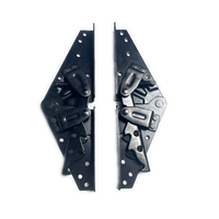 Mécanisme de charnière d'accoudoir de canapé-lit XD en zinc noir 230/260/300mm, accessoires de quincaillerie pour salon et maison, Herrajes Click