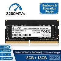 Memoria RAM DDR4 de Alta Compatibilidad 3200MT/s para Portátiles, 8G 16G SODIMM, para Negocios y Educación