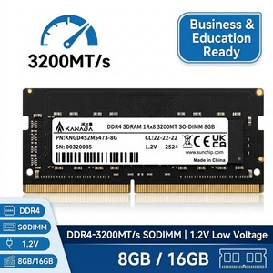 Memoria <span class=keywords><strong>RAM</strong></span> DDR4 de Alta Compatibilidad 3200MT/s para Portátiles, 8G 16G SODIMM, para Negocios y Educación - Product Image 1