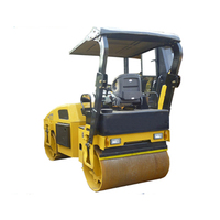 Nouveau Compacteur routier vibrant à double tambour de 4 tonnes LTC204 avec moteur et roulement, rayon de braquage court
