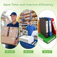 Rouleau d'étiquettes personnalisées en usine, étiquettes blanches sans BPA, autocollants personnalisés, étiquettes thermiques directes, étiquettes imprimées
