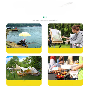 Silla Plegable Portátil Tamaño M con Bolsa de Transporte de Tela Oxford para Actividades al Aire Libre, Camping, Pesca, Playa, <span class=keywords><strong>Hierro</strong></span> para Viajes y Senderismo - Product Image 4