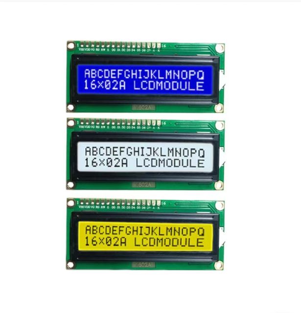 Factory 1602 Dot Matrix COB Digital FSTN/FTN Monochrome MPU TFT LCD Module 16X2 Character Screen Blue/Black/Red/Green I2C LCD