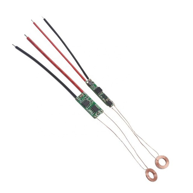 Taidacent 5V 150mA Receiving / Receiver Coil Inductive Wireless Charging Power Module 5V to 9V Input Induction Charger PCB