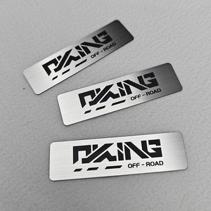 Modern Stainless Steel Copper Metal Nameplate Silver Plated UV Printed Laser Engraved Etched Relief Label Screen Printed <strong>Iron</strong> - Product Image 4