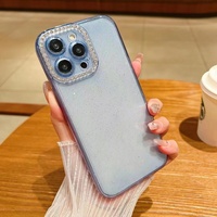 Nouveau design 3 en 1 PC + TPU Flash strass doux transparent Coque brillant coque de téléphone pour TECNO SPARK 20 PRO PLUS