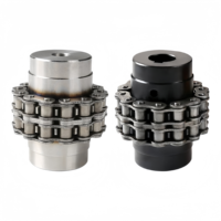 Accouplement de chaîne à rouleaux en acier rigide à grand alésage, structure universelle, marque SFS, pour machines de génie civil lourdes, personnalisation OEM