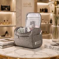 Sac de maquillage personnalisé avec logo promotionnel, cadeau d'entreprise, sac de beauté, organiseur de cosmétiques, pour salon professionnel, vente en gros, directement de l'usine