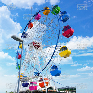 Attractive manufacture amusement playground ride outdoor giant ferris wheel <b>for</b> <b>kids</b> adults - Product Image 6