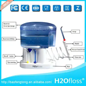 Chinese Factory Oral Irrigator Dental Floss 1000ml Dental Countertop Water Flosser