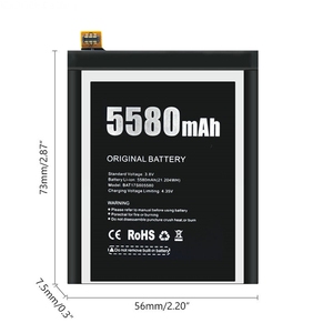 Batterie de remplacement BAT17S605580 5580mAh pour DOOGEE S60 S60 Lite CE RoHS Vente en gros Haute capacité Qualité supérieure - Product Image 1