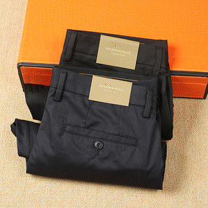 Pantaloni Casual da Uomo di Lusso Leggero, Taglio Sottile Primaverile <span class=keywords><strong>e</strong></span> Autunnale, Antipiega, Senza Stiratura, Gamba Dritta - Product Image 5