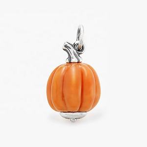 2025 populaire citrouille café breloque en acier inoxydable étoile lune <span class=keywords><strong>soleil</strong></span> pendentif boule <span class=keywords><strong>livre</strong></span> pendentif pour les femmes bijoux cadeau - Product Image 2