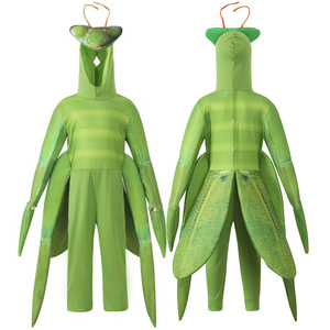 Mascot Kids Insect Bug Fancy Dress Green Insect Performance Suit Halloween Cosplay Mantis disfraz para niño - Product Image 2