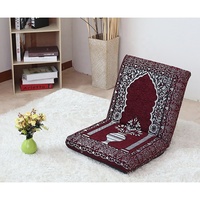 HE-1267, chaise de méditation pliable et réglable, nouveau tissu arabe doux et rembourré