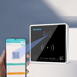 Lector de Tarjetas RFID EM MF con Código QR, Wiegand 26/34, RS485, RS232, con Luz LED, DC 5-16V, para Android/iOS, Montaje en Pared - Product Image 2