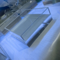 Bloc acrylique transparent Jingruite de 50 mm d'épaisseur pour les murs d'aquariums personnalisés |   Feuille de PMMA coulée à haute résistance aux chocs