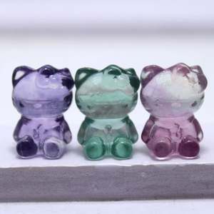 2 cm Venta al por mayor <span class=keywords><strong>de</strong></span> adornos <span class=keywords><strong>de</strong></span> <span class=keywords><strong>cristal</strong></span> <span class=keywords><strong>de</strong></span> gato <span class=keywords><strong>de</strong></span> dibujos animados hechos a mano <span class=keywords><strong>de</strong></span> alta calidad en todo <span class=keywords><strong>el</strong></span> mundo - Product Image 3