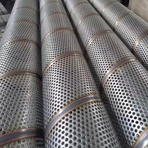 Mới được sử dụng thép không gỉ xoắn ốc Hàn Lọc xi lanh 304 dây thép không gỉ vuông đục lỗ ống - Product Image 1