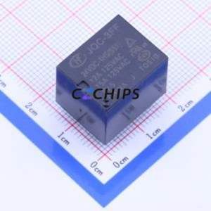 JQC-3FF/24VDC-1HS(551) Power Relay Through hole,15.5x19mm 24V 1 Normally Open: 1A (SPST-Normally Open)::: 4 10A-28VDC/10A-277VAC - Product Image 1