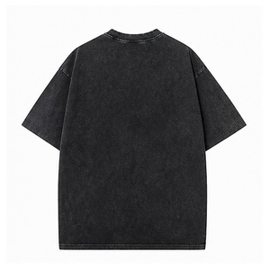 เสื้อยืดคอตตอน 100% ราคาส่งถูก สำหรับผู้ชาย ทรงโอเวอร์ไซส์ ไหล่ตก รับสกรีนลายกราฟิกตามสั่ง - Product Image 1
