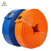 Tuyau d'irrigation plat souple haute pression OEM & ODM, 2-8 bars, 6 pouces, en PVC composite double couche