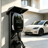 Cargador de Vehículos Eléctricos AC PCBA de Desarrollo Propio, 7-22kW, Carga Rápida, NACS J1772, OCPP, RFID, APP, Wallbox, Uso Doméstico y Comercial, IP65, Montaje en Pared