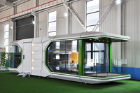 Capsule spatiale conteneurisée : Villa mobile moderne de haute qualité avec système intelligent et solution de projet complète