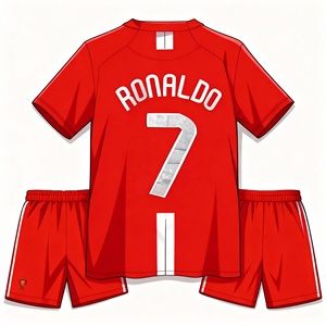 桑巴舞者定制足球球衣印刷名称和数字足球球衣高品质足球邮筒适合足球迷 - Product Image 1