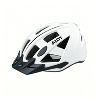 Casque de vélo VTT avec lumière d'avertissement LED intégrée, certifié CE EN 1078, anti-impact, pour la sécurité en cyclisme sur route, pour adultes et jeunes