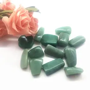 थोक प्राकृतिक हरी रत्न aventurine कुचल पत्थर क्रिस्टल चिप्स के लिए सजावट