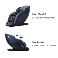 Fauteuil de massage zéro gravité ZhouQi pour la détection de la santé, avec massage Shiatsu 3D, airbags intégraux, inclinable et ions négatifs pour la maison et les centres de bien-être