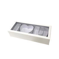 Kotak Hadiah Bunga Kualitas Terbaik I Love You, Kotak Bunga Kertas untuk Hari Ibu, Hadiah Hari Valentine, Kotak Rangkaian Bunga Persegi