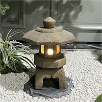 Lanterne en granit de style japonais populaire pour la décoration de jardin, sculptures de jardin, éclairage extérieur, sculpture lumineuse de jardin