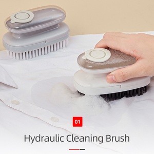 Brosse de nettoyage pour vaisselle et vêtements avec distributeur automatique de savon liquide intégré - Product Image 4