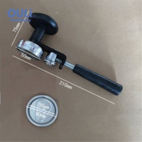 Machine manuelle portable de scellage de boîtes, scelleuse de pots ronds pour gâteaux, lait en poudre, boîtes métalliques, sodas, bouteilles en plastique, stockage alimentaire