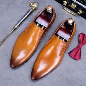Zapatos Casuales de Hombre Estilo Británico, de Piel de Becerro, con Construcción Goodyear, Punta Cuadrada Retro, Hechos a Mano, Ligeros, Transpirables y Antideslizantes - Product Image 6