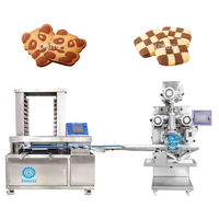 LONGYU Ligne de production automatique de coupe de fil Machine à biscuits déposante incrustée de biscuits