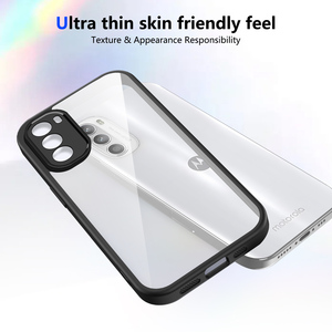 Para <span class=keywords><strong>Motorola</strong></span> <span class=keywords><strong>Moto</strong></span> <span class=keywords><strong>G52</strong></span> / <span class=keywords><strong>Moto</strong></span> G82 Funda Ultra delgada Suave TPU Marco Clear PC Hard Back Funda a prueba de golpes Coque Fundas - Product Image 4