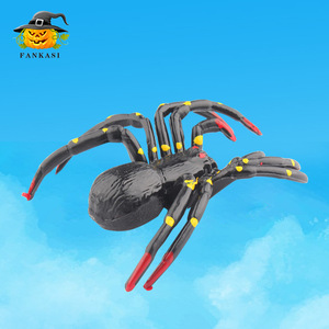 Araignées en plastique décoratives pour Halloween, accessoires pour fêtes et décoration de la maison - Product Image 2