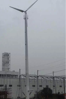 Éolienne horizontale Dingyue 400V 200kW de grande taille avec un diamètre de roue de 35,4 m et des pales en FRP pour système éolien connecté au réseau