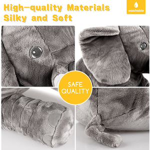 En71 CPC BSCI 24 inch lớn <span class=keywords><strong>Elephant</strong></span> Thú nhồi bông đồ chơi sang trọng ôm mềm búp bê plushies nhà máy tùy chỉnh stofftier nhà sản xuất - Product Image 2