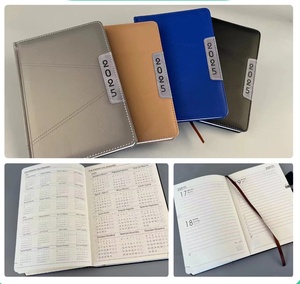 Customizable A5 Hardcover Leather <strong>Journal</strong> 2025 Diary Business Pu Leather Planner Logo Embossed Agenda English Language Calendar - Product Image 6