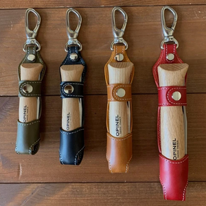 Porta-coltello portatile da campeggio a maglia n. 8 Opine-l custodia portachiavi con guaina pieghevole per coltello Opinell n. 9 tasca per rivestimento in pelle - Product Image 1