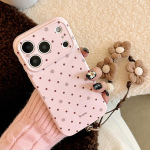 Suitable <b>for</b> <b>iPhone</b> 17, phone case with line rose vintage flower design, lanyard, full coverage, shockproof phone case - Product Image 4