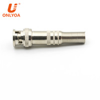 F Mâle RG59 Printemps 2 Broches Câble Coaxial RG6 CCTV BNC Connecteur Pour Caméra DE VIDÉOSURVEILLANCE