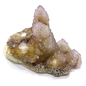 Natural Crystals Pink Amethyst Quartz Cactus Shape Crystal Cluster Healing Stones For Decor