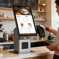 Kiosque interactif en libre-service sur pied de 21,5 pouces avec écran tactile Windows 11, machine tout-en-un pour restaurant
