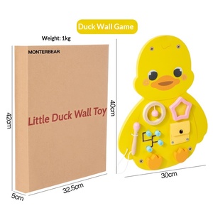 Jouets muraux en bois pour la <span class=keywords><strong>maternelle</strong></span>, décorations de couloir, jeux éducatifs pour enfants, tableaux cognitifs pour l'éducation précoce, Montessori mural - Product Image 6
