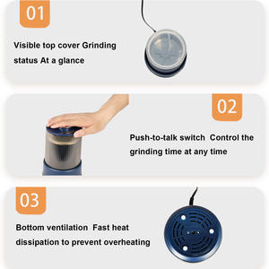 Moulin à café électrique portable 2026 tendance, mini moulin à main pour expresso, épices, poivre, céréales, en acier inoxydable, usage domestique - Product Image 5